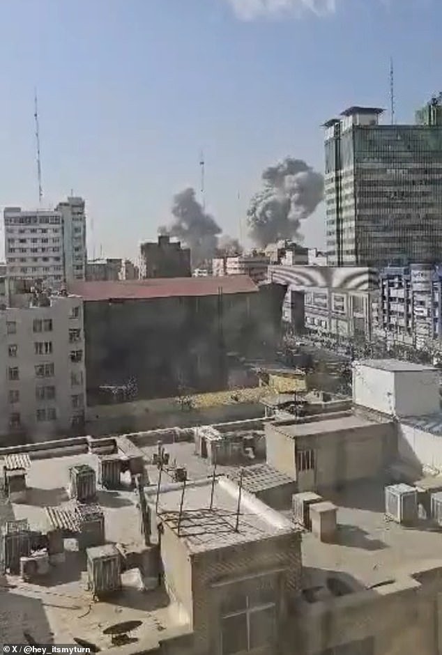 इस्रायलने इराणवर क्षेपणास्त्र हल्ला केला