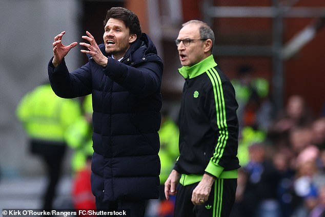 ओल्ड फर्म डर्बीमध्ये सेल्टिकने कॅनव्हासवर झुंज दिली, तर हार्ट्सने त्यांचे कौशल्य दाखवले… या जेतेपदाच्या लढतीवर रेंजर्सची सध्या शंकास्पद पकड आहे.