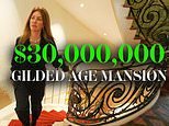 $30 दशलक्ष गिल्डेड एज हवेलीच्या आत जो उंदीरग्रस्त अवशेषातून मॅनहॅटन टीव्ही रॉयल्टीपर्यंत गेला होता