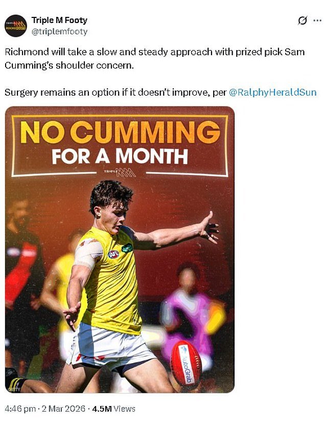 रेडिओ जायंट ट्रिपल एमने चुकून फुटीच्या चाहत्यांना लैंगिक आरोप असलेल्या सोशल मीडिया पोस्टसह उन्मादात सोडले