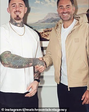 एडी हर्नने यूएफसी हेवीवेट किंग टॉम एस्पिनॉलवर स्वाक्षरी केली: बॉक्सिंगमध्ये पक्षांतर केल्यानंतर कोनोर बेन झुफा मॅचरूम सुप्रीमो डाना व्हाईटशी भांडणात उडी मारली