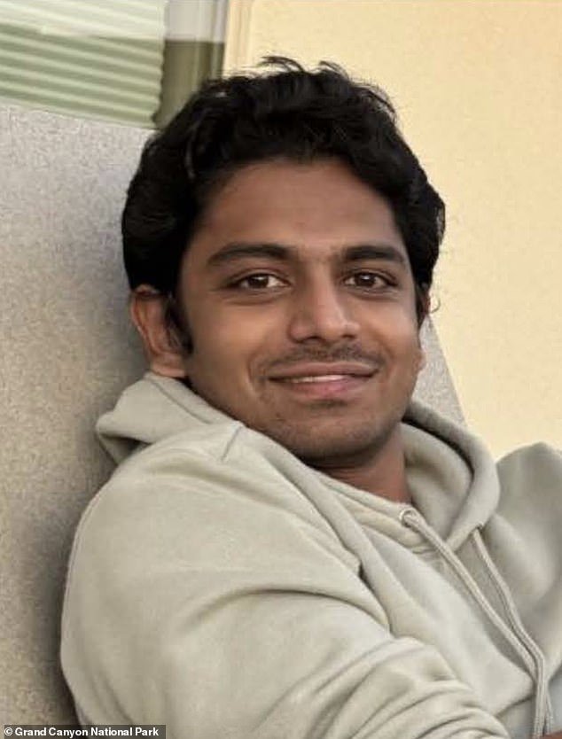 एका बेपत्ता 26 वर्षीय विद्यार्थ्याच्या शोधादरम्यान हृदयद्रावक अपडेट ज्याचा मृतदेह ग्रँड कॅनियनमध्ये सापडला होता