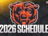 2026 शिकागो बेअर्स शेड्यूल: विजय-पराजय रेकॉर्ड अंदाज आणि संपूर्ण गेम सूची