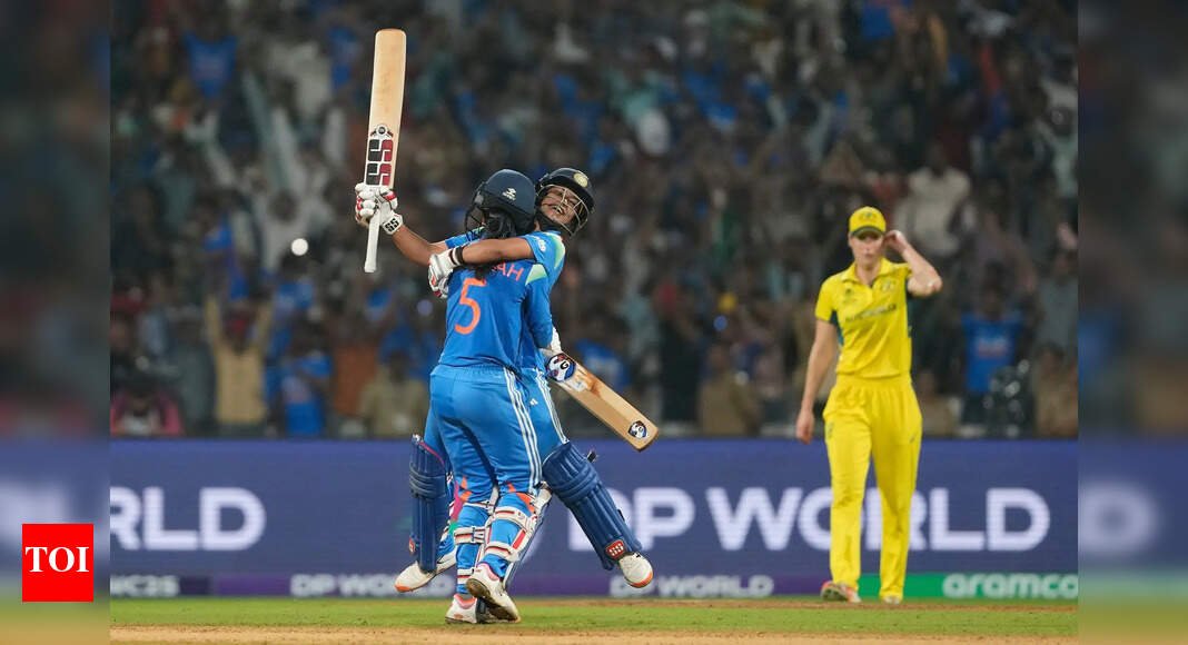 महिला विश्वचषक: जेमिमा रॉड्रिग्जने इतिहास लिहिला कारण भारताने अंतिम फेरीत प्रवेश करण्यासाठी WODI चे आतापर्यंतचे सर्वात मोठे आव्हान केले | क्रिकेट बातम्या