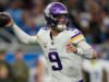 Vikings QB JJ McCarthy concussion प्रोटोकॉलमध्ये आहे, Seahawks विरुद्ध नाकारला जात नाही