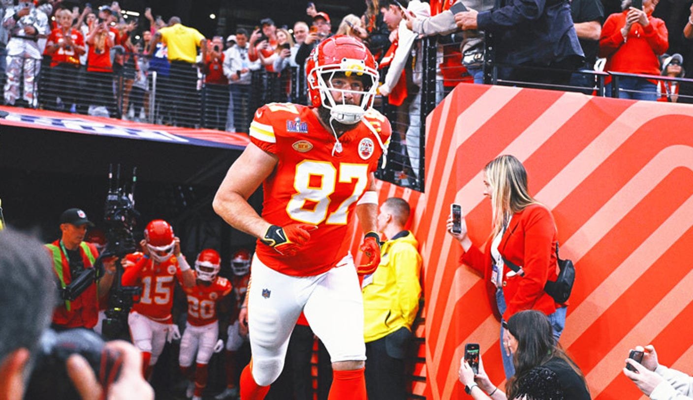 वॉल्टर पेटन एनएफएल मॅन ऑफ द इयर पुरस्कारासाठी ट्रॅव्हिस केल्स हेडलाइन नामांकित