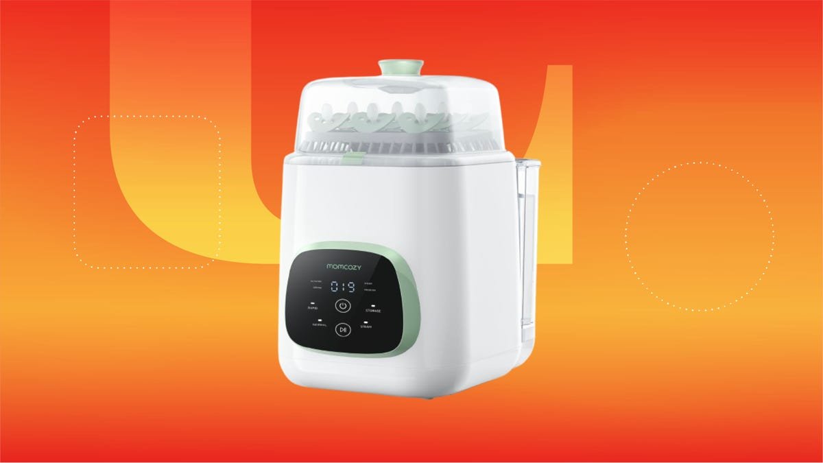 आम्ही Goo Goo Gaga हे बाळ बाटली निर्जंतुकीकरण करण्यासाठी आत्ता $260 मध्ये मिळवत आहोत