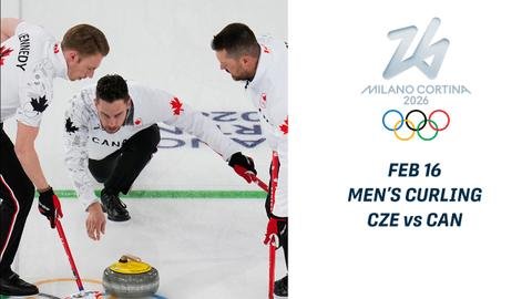 थेट प्रक्षेपण पहा: पुरुषांच्या ऑलिम्पिक कर्लिंगमध्ये कॅनडा विरुद्ध झेक प्रजासत्ताक