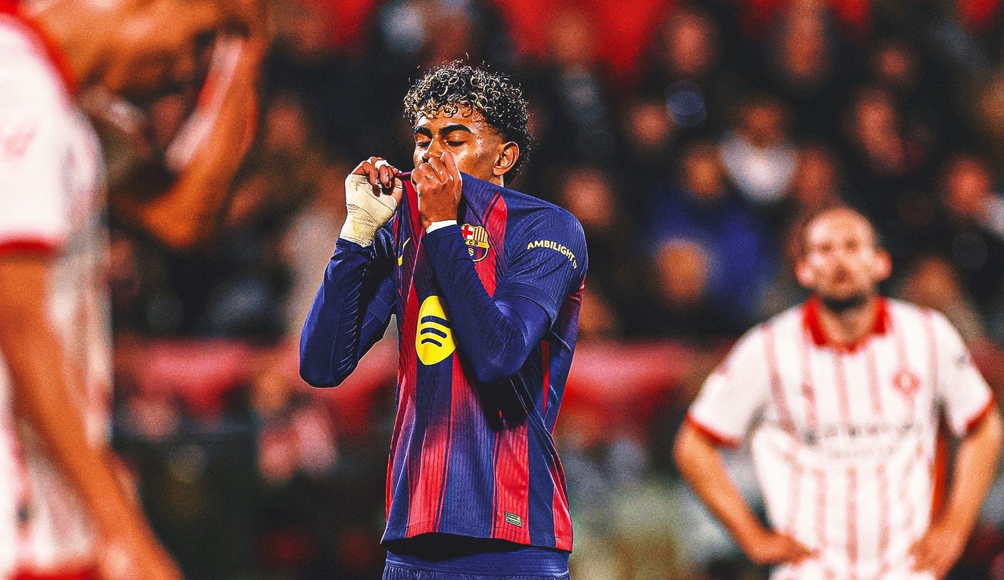 ला लीगा जेतेपदाच्या शर्यतीत बार्सिलोनाने महत्त्वपूर्ण बिंदू गमावल्यामुळे लॅमिने यामलची पेनल्टी चुकली