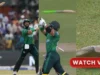T20 विश्वचषक 2026 (पहा): PAK विरुद्ध NAM चकमकीदरम्यान मैदानावरील विचित्र क्षणात साहेबजादा फरहानची बॅट घसरली आणि हवेत उडाली
