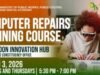 संगणक दुरुस्तीचे मोफत प्रशिक्षण अभ्यासक्रम मार्चमध्ये सुरू होणार आहे