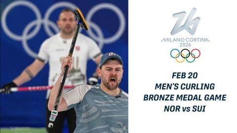 थेट प्रक्षेपण पहा: नॉर्वे विरुद्ध स्वित्झर्लंड, पुरुष कर्लिंग कांस्यपदक सामना