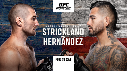स्पोर्ट्सनेटवर UFC फाईट नाईट: स्ट्रिकलँड विरुद्ध हर्नांडेझ