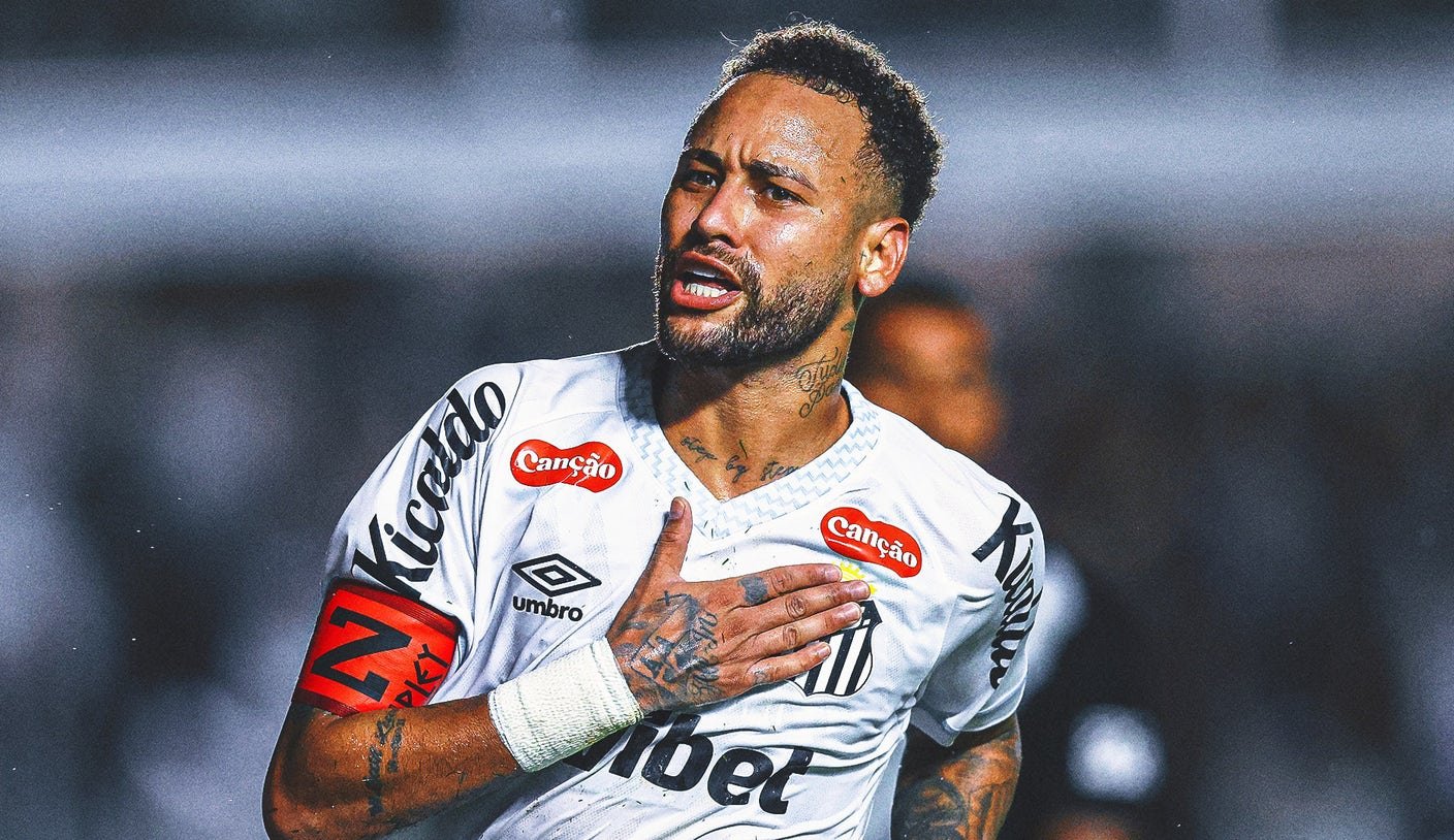 नेमारने सँटोससाठी 2 मैलाचा दगड गोल करून विश्वचषक संघासाठी स्थिती वाढवली