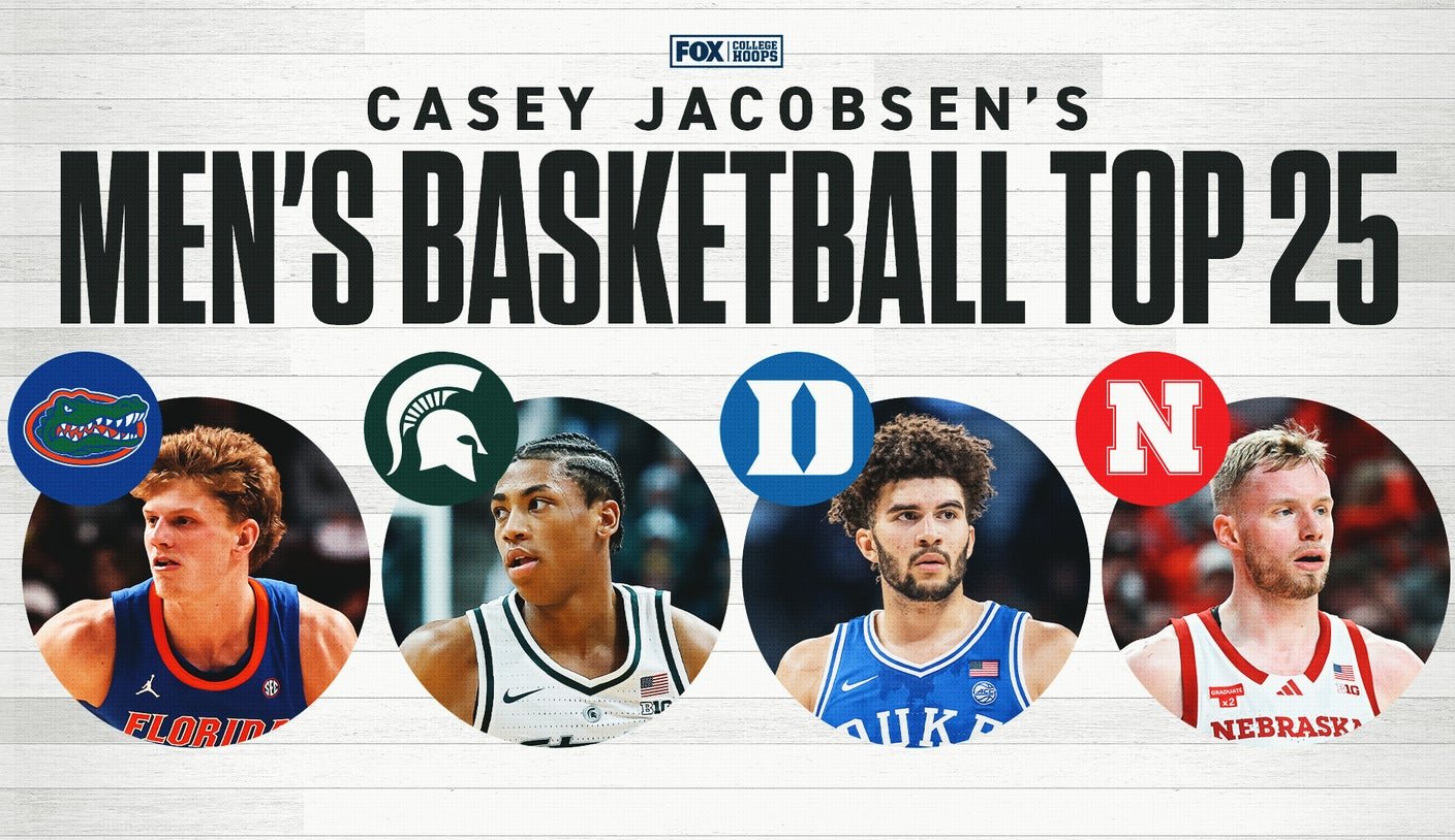 पुरुष कॉलेज बास्केटबॉल रँकिंग: फ्लोरिडा टॉप 5 मध्ये; एमएसयू, नेब्रास्का जंप
