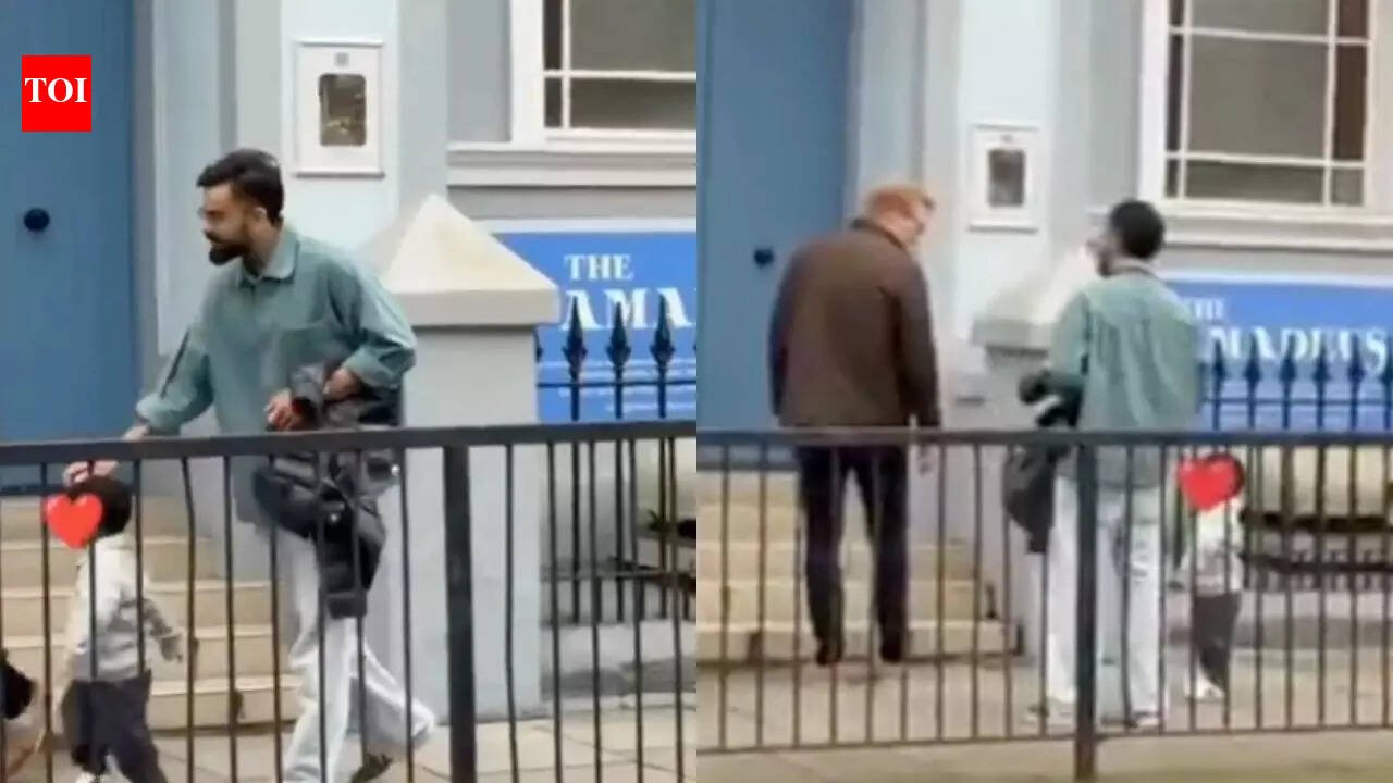 विराट कोहली मुलगा अकाईसोबत लंडनमध्ये फिरला, व्हिडिओ व्हायरल – पाहा | मैदानाबाहेरच्या बातम्या