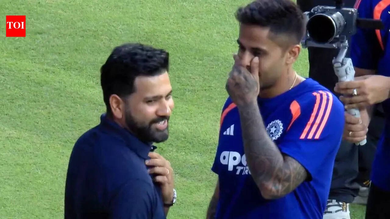 IND vs ENG: T20 विश्वचषक उपांत्य फेरीच्या ड्रॉपूर्वी रोहित शर्माने भारताचा कर्णधार सूर्यकुमार यादवशी चर्चा केली | क्रिकेट बातम्या