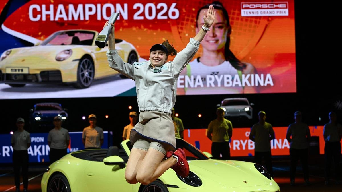 रायबाकिनाने मुचोव्हाला हरवून स्टुटगार्ट ओपन 2026 जिंकले