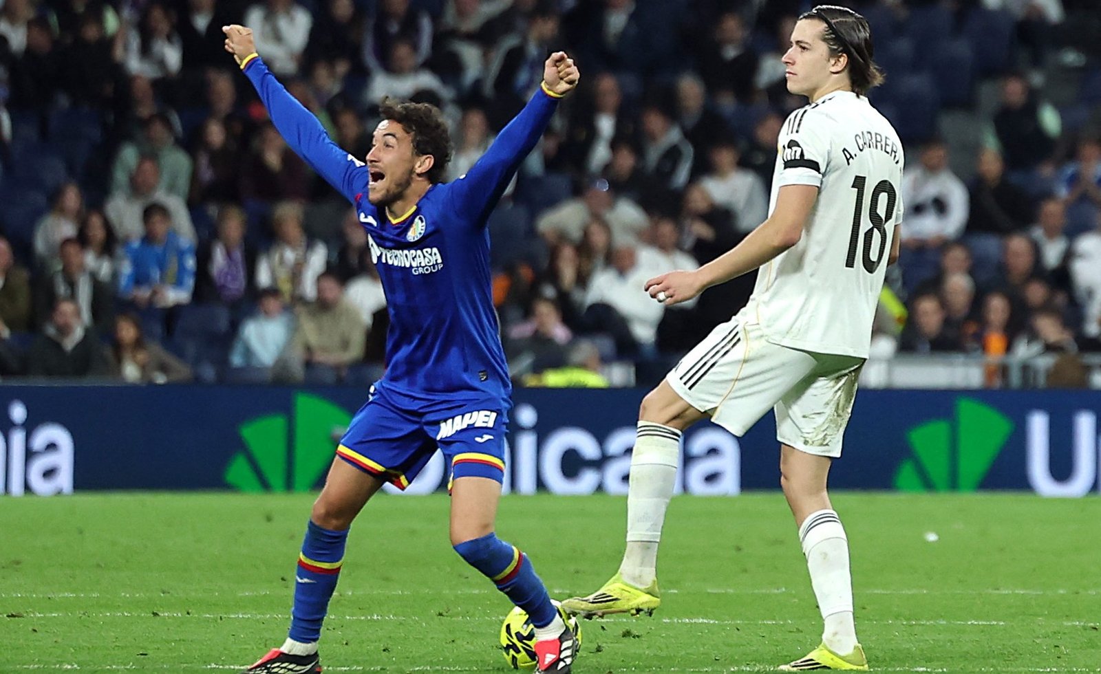 रिअल माद्रिदला गेटाफेकडून पराभव पत्करावा लागला, ला लीगा फुटबॉल बातम्यांमध्ये बार्कापेक्षा चार गुणांनी मागे आहे