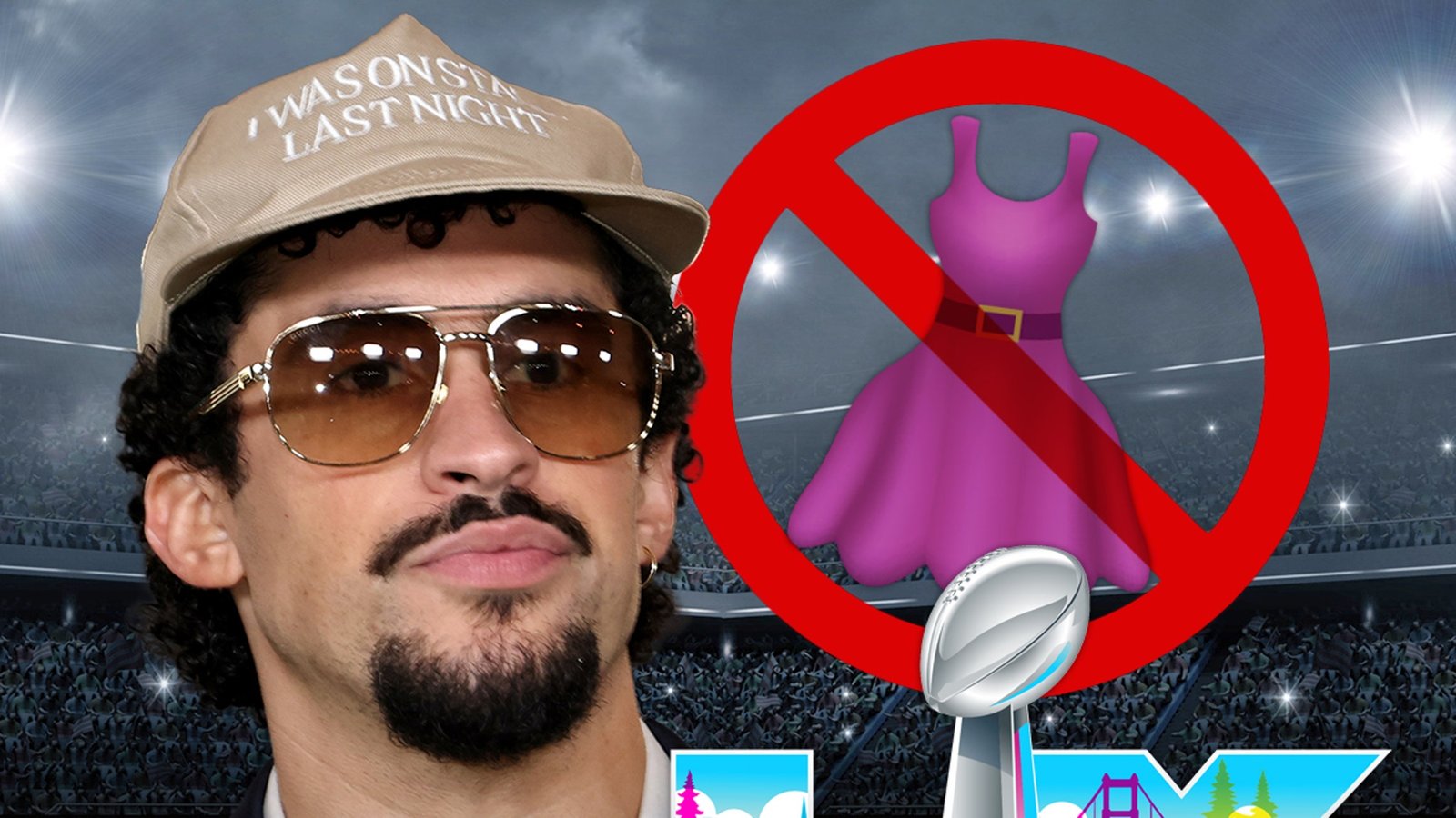 सुपर बाउल हाफटाइम शो दरम्यान बॅड बनी पोशाख घालणार नाही