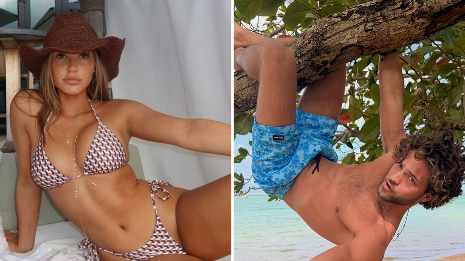 ‘लव्ह आयलंड’ जोडपे आयरिस केंडल आणि टीजे पाल्मा यांनी हवाईमध्ये भेट दिली