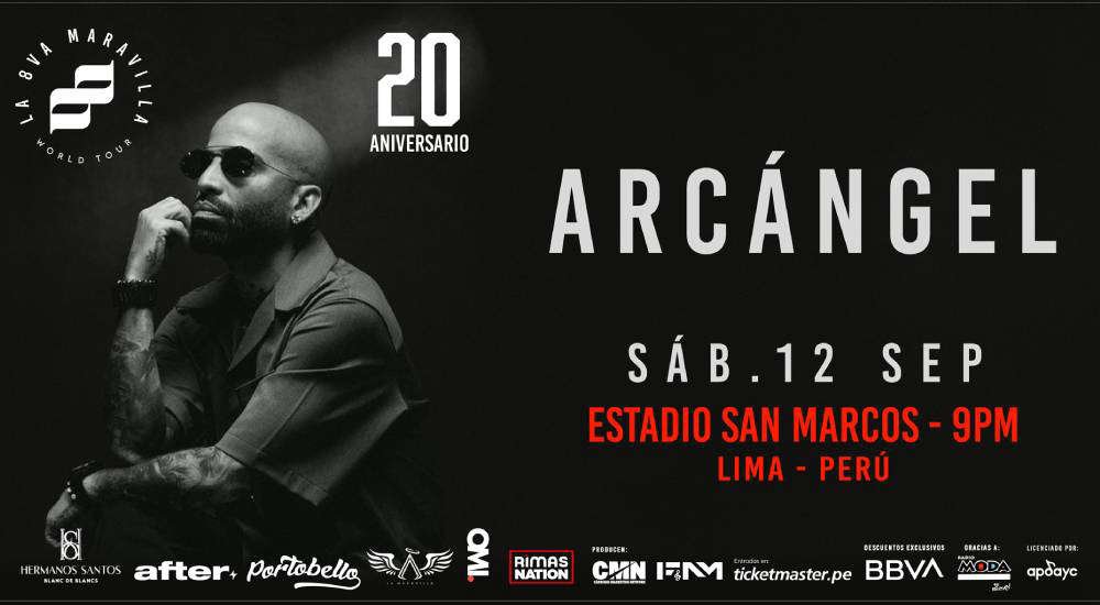 लॅटिन संगीतातील जागतिक नेता म्हणून दोन दशके साजरी करण्यासाठी आर्कांजेल “ला 8वा मारविला वर्ल्ड टूर – लॅटम” सह लिमाला परतले