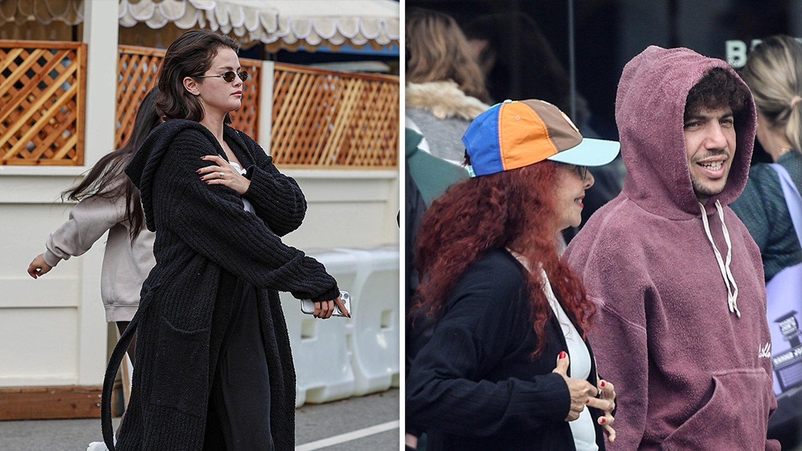 सेलेना गोमेझ आणि बेनी ब्लँको एलए हॉटस्पॉट मॅक्स आणि हेलेन्स येथे जेवण करतात