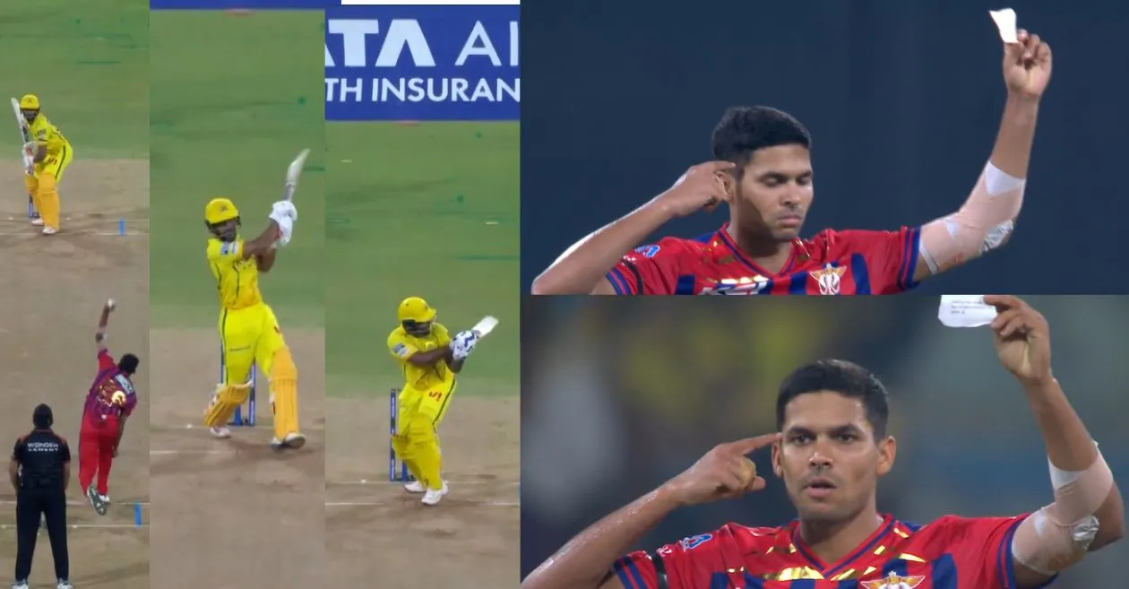IPL 2026 (WATCH): CSK विरुद्ध रुतुराज गायकवाड आणि संजू सॅमसन यांना बाद केल्यानंतर आकाश सिंगच्या नोट-थीम सेलिब्रेशनने लक्ष वेधून घेतले.