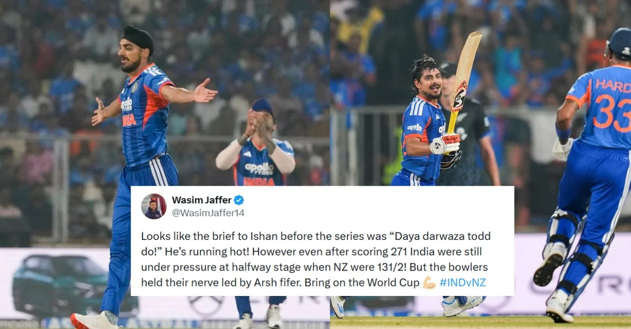 तिरुवनंतपुरम T20I मध्ये भारताने न्यूझीलंडचा 4-1 ने पराभव करून मालिका जिंकल्यानंतर चाहत्यांनी ईशान किशन आणि अरशदीप सिंगचे कौतुक केले