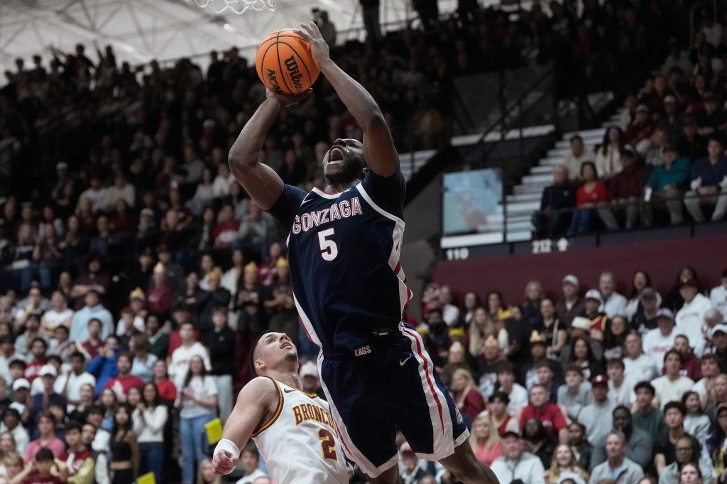 गोन्झागाने सांता क्लाराला 94-86 वरून प्रथम स्थान मिळविले – मर्क्युरी न्यूज