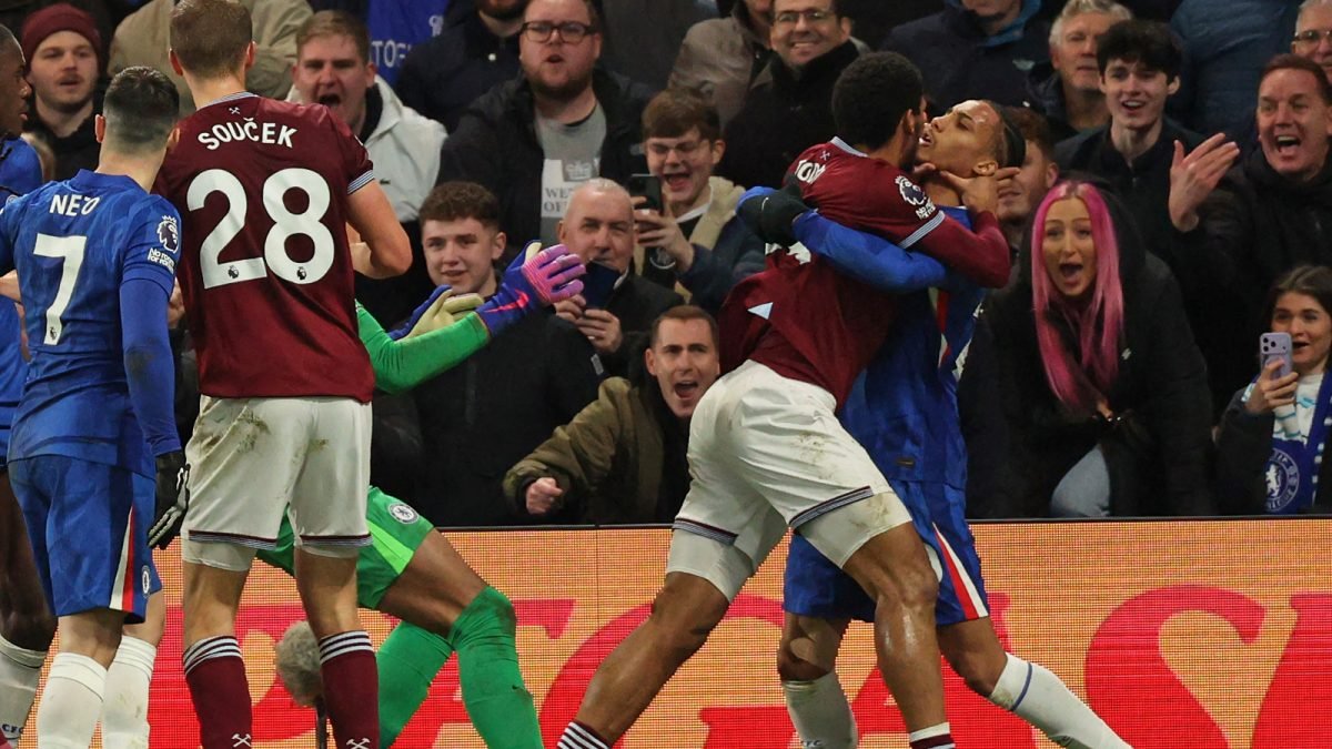 लाल कार्डे आणि राग: एफएने स्टॉपपेज टाइम भांडणानंतर चेल्सी आणि वेस्ट हॅमवर आरोप केले | फुटबॉल बातम्या