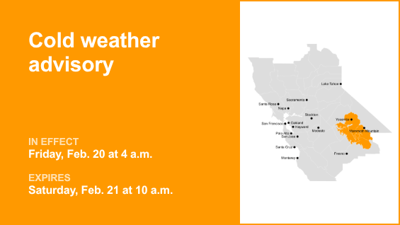 शुक्रवार आणि शनिवारसाठी योसेमाइटसाठी थंड हवामान सल्ला – तापमान 10 पर्यंत खाली येऊ शकते – मर्क्युरी न्यूज