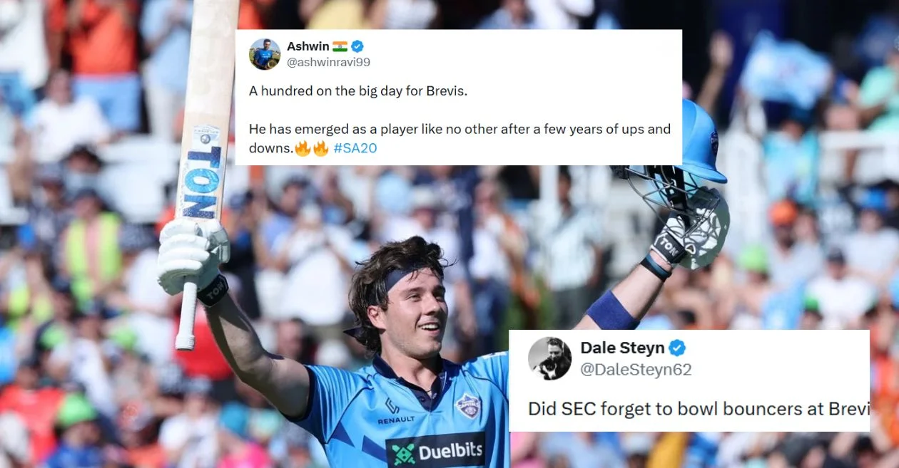 प्रिटोरिया कॅपिटल्स विरुद्ध सनरायझर्स इस्टर्न केप गेममध्ये ऐतिहासिक शतकासह डीवाल्ड ब्रेव्ह्सने SA20 फायनल उजळवल्याने चाहते उफाळून आले
