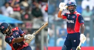 T20 विश्वचषक 2026 (पाहा): वानखेडेवर वेस्ट इंडिजविरुद्धच्या रोमहर्षक प्रतिआक्रमणात दीपेंद्र सिंग आयरे नेपाळला अँकर केले