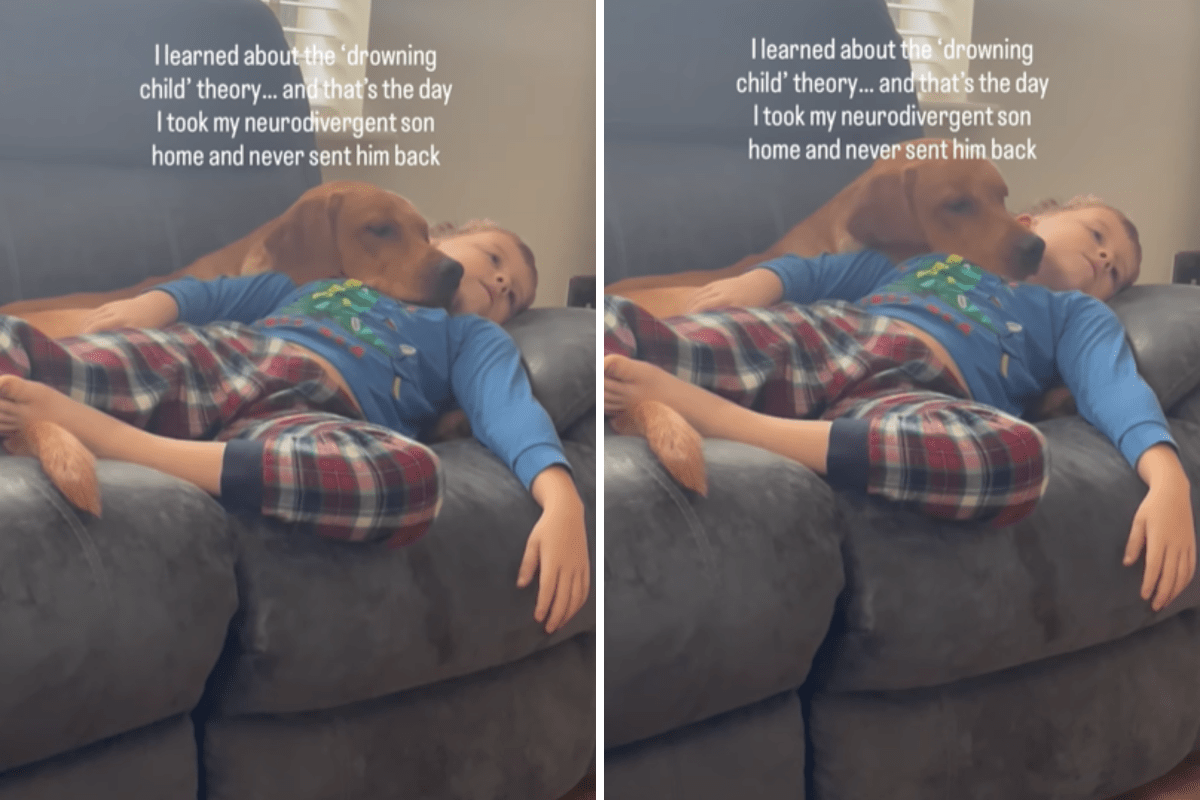 आई ‘बुडलेले मूल’ सिद्धांत शिकते, जीवन बदलणारे निर्णय घेते