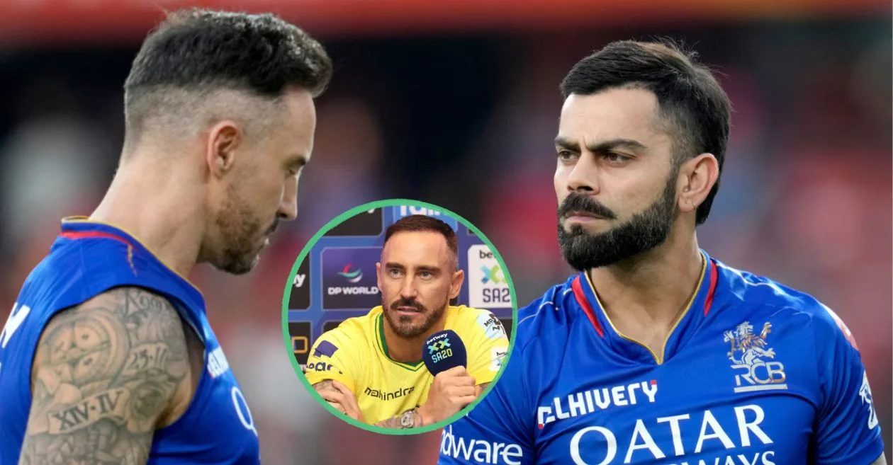 फाफ डू प्लेसिसने टी20मधील सर्वकालीन शूर सलामीवीर निवडले; विराट कोहलीने दुर्लक्ष केले