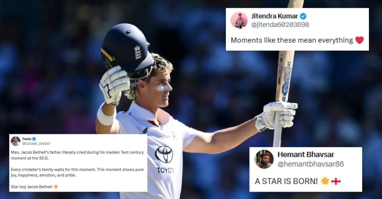 ऍशेस 2025-26: जेकब बेथेलने त्याचे पहिले SCG कसोटी शतक पूर्ण केल्याने चाहते आनंद साजरा करतात