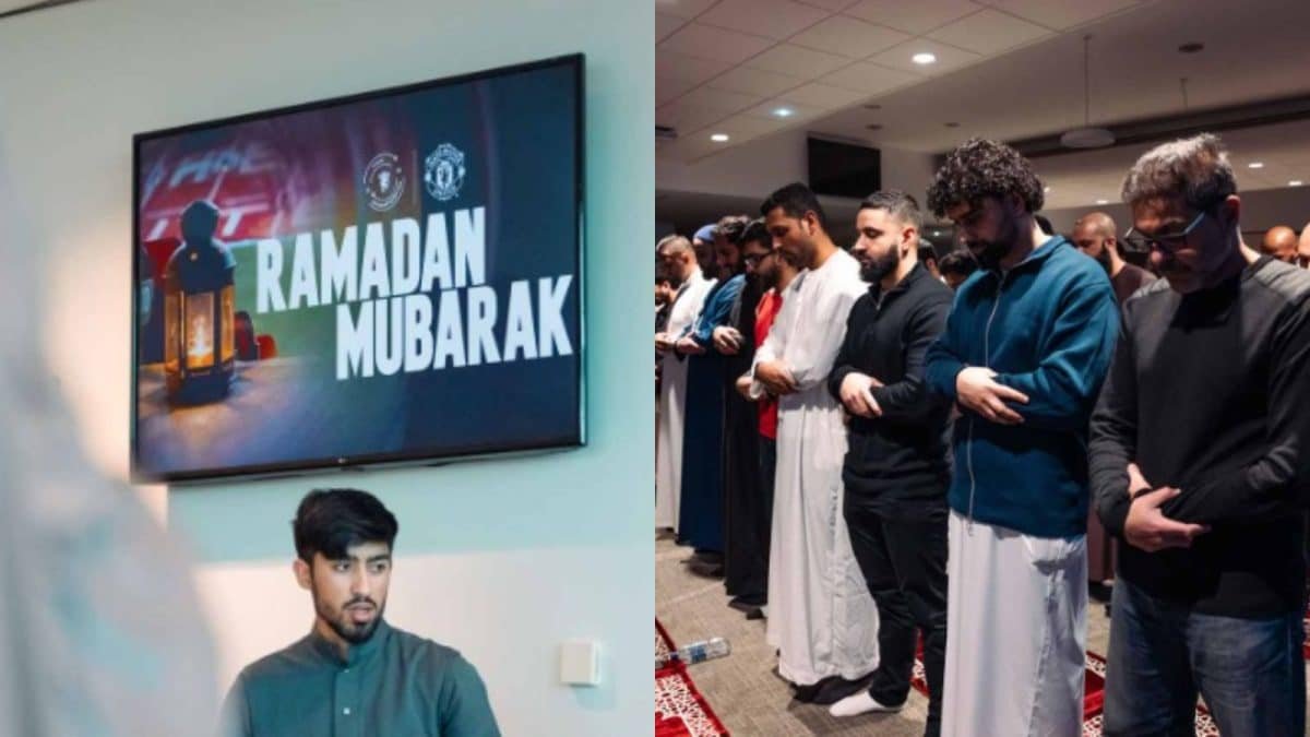 मँचेस्टर युनायटेड ओल्ड ट्रॅफर्डने ऐतिहासिक इफ्तार रात्री प्रार्थना करण्यासाठी कॉल केला | पहा | फुटबॉल बातम्या