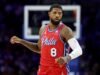 76ers’ Tyrese Maxey पॉल जॉर्ज वर स्थान साफ