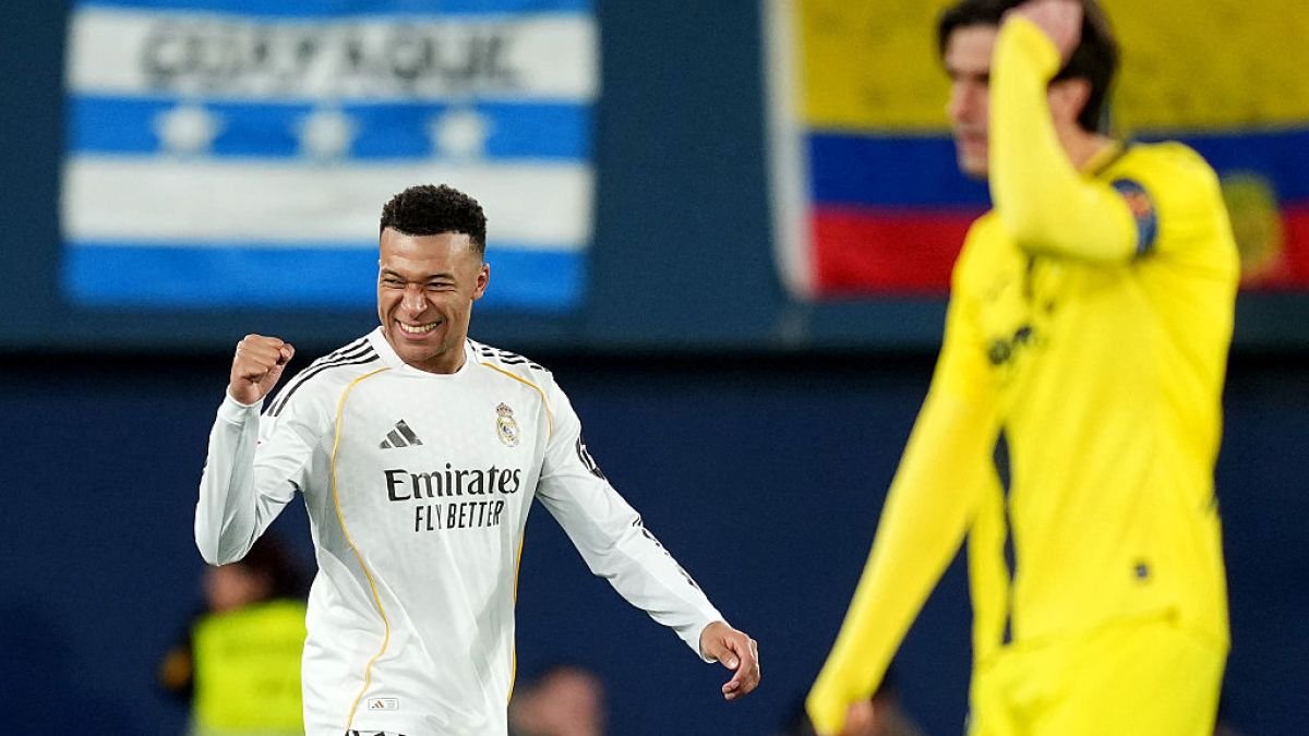Villarreal येथे Mbappe च्या ब्रेसमुळे रियल माद्रिद ला लीगा फुटबॉल बातम्यांमध्ये अव्वल स्थानावर पोहोचते