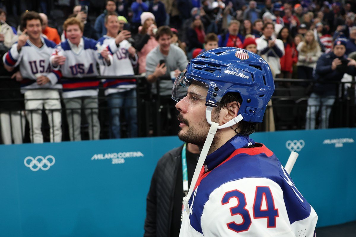 अमेरिकेच्या ऑस्टन मॅथ्यूजने कॅनडाविरुद्धच्या सुवर्णपदकाच्या खेळाआधी जोरदार संदेश दिला