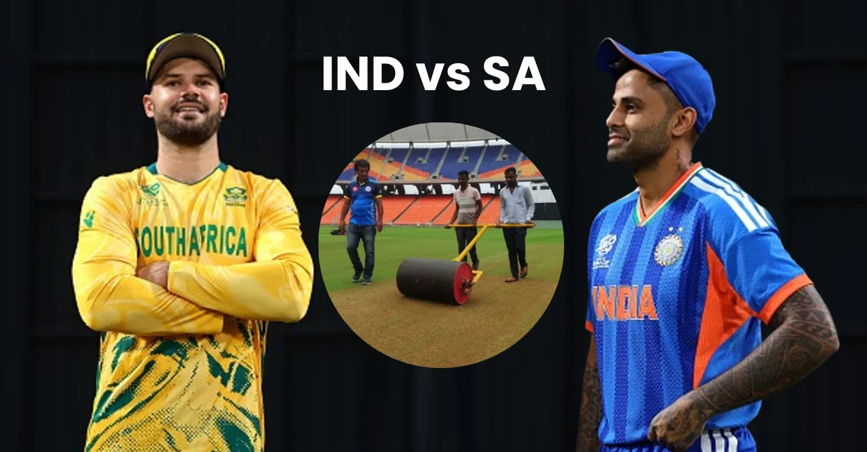 IND vs SA, T20 विश्वचषक सुपर 8: नरेंद्र मोदी स्टेडियम खेळपट्टी अहवाल, T20I आकडेवारी आणि रेकॉर्ड
