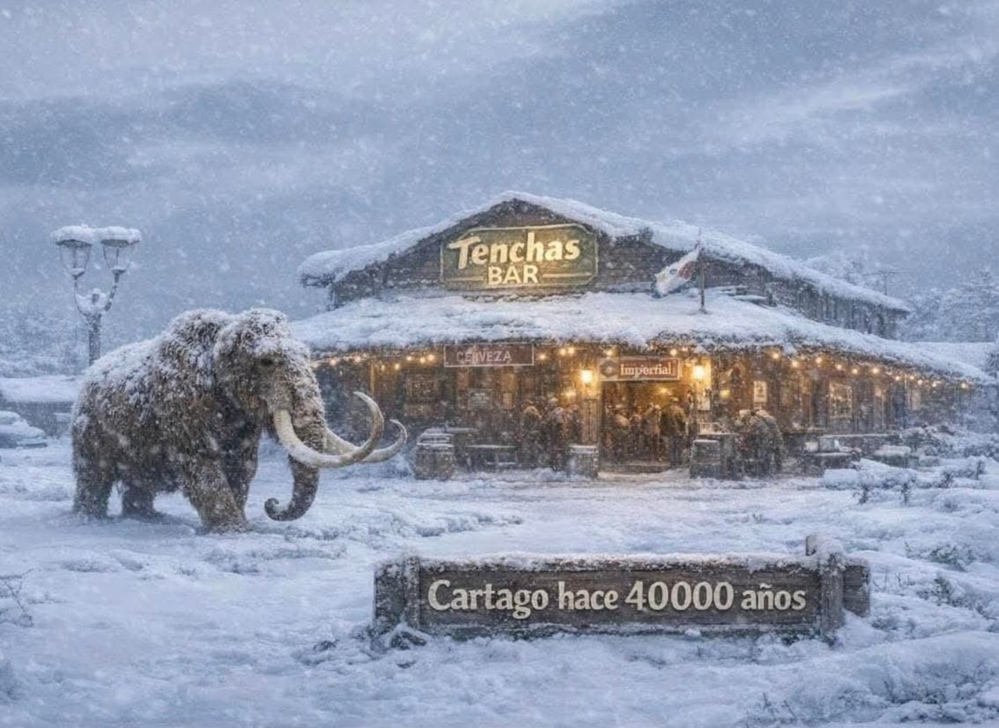 कार्टॅगोमधील मास्टोडॉन आणि राक्षस स्लॉथच्या जीवाश्म अवशेषांच्या शोधावर टिकोस हसतो