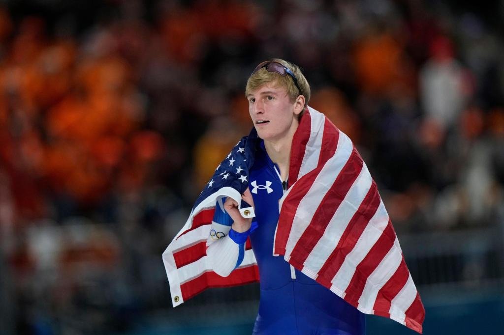 जॉर्डन स्टॉल्झ ऑलिम्पिकमध्ये स्पीडस्केटिंग दुहेरी सुवर्णासह एरिक हेडनमध्ये सामील झाला – मर्क्युरी न्यूज