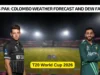 NZ vs PAK, T20 विश्वचषक 2026 सुपर 8: कोलंबो हवामान अंदाज आणि दव घटक