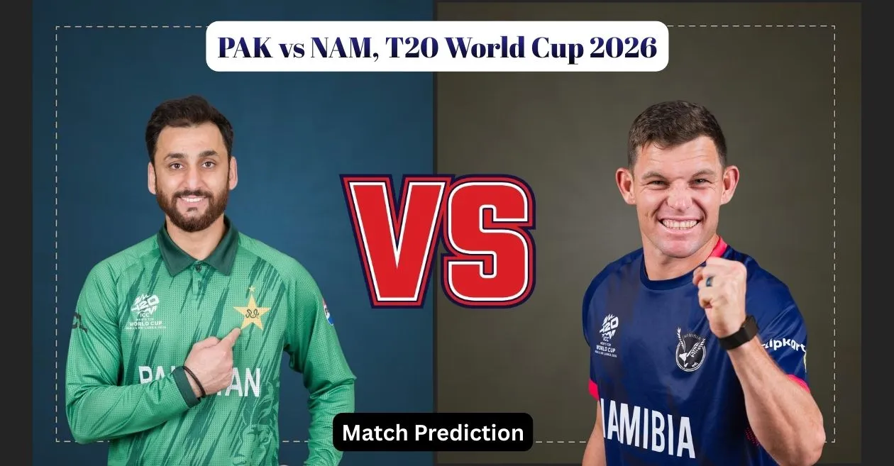 PAK vs NAM, T20 World Cup 2026, Match Prediction: पाकिस्तान आणि नामिबिया यांच्यातील आजचा सामना कोण जिंकेल?