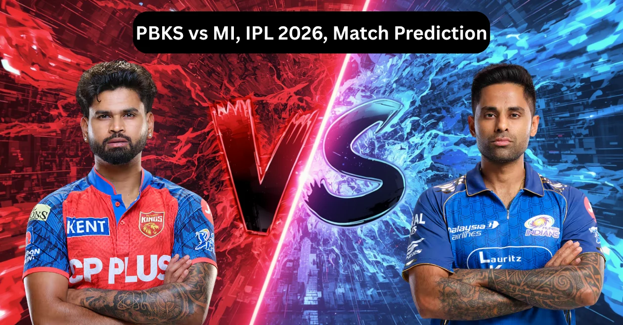 PBKS vs MI, IPL 2026, सामन्याचा अंदाज: पंजाब किंग्ज आणि मुंबई इंडियन्स यांच्यातील आजचा सामना कोण जिंकेल?