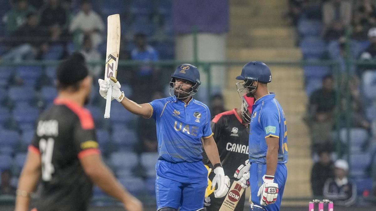 T20 विश्वचषक 2026: जुनैदच्या पाच धावांनंतर आर्यांश, सोहेब यूएईसाठी