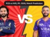 RCB vs KKR, IPL 2026, सामन्याचा अंदाज: रॉयल चॅलेंजर्स बंगलोर आणि कोलकाता नाईट रायडर्स यांच्यातील आजचा सामना कोण जिंकेल?