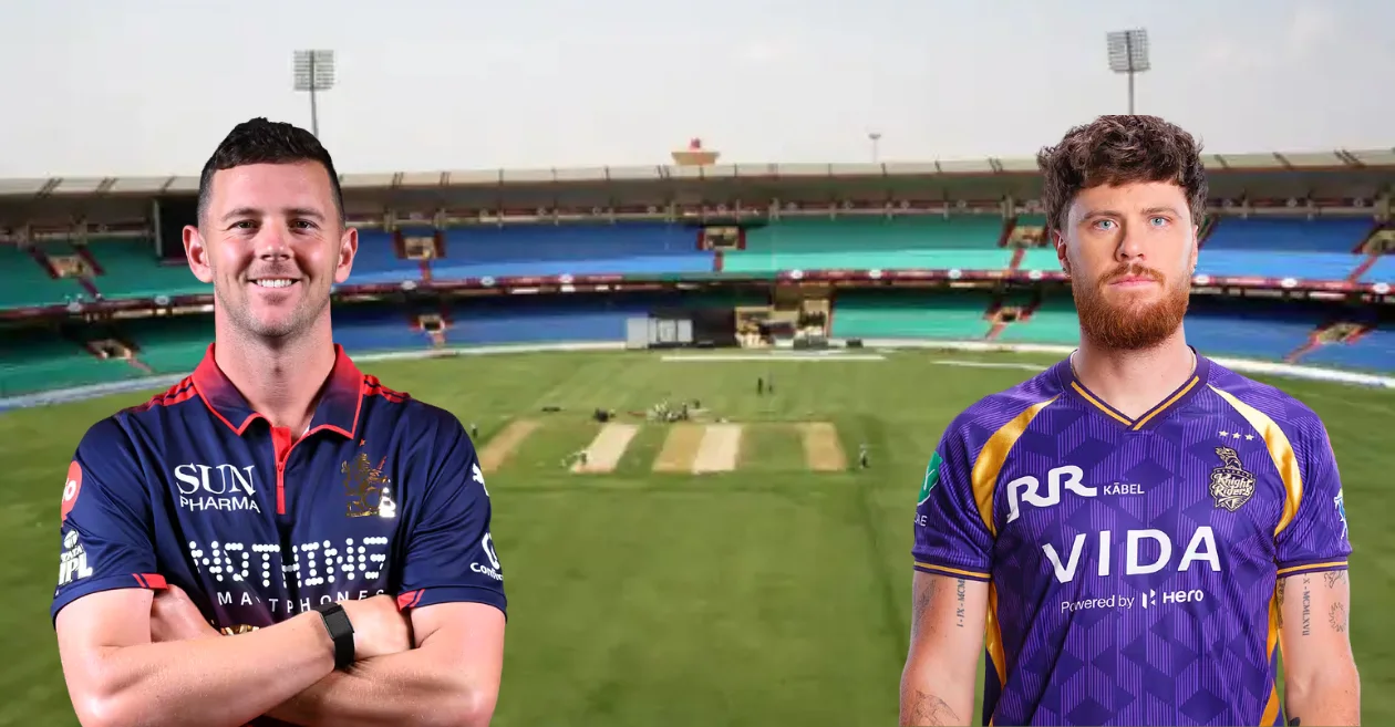 RCB vs KKR, IPL 2026: शहीद बीर नारायण सिंग आंतरराष्ट्रीय स्टेडियमचा खेळपट्टी अहवाल आणि रायपूर हवामान अंदाज